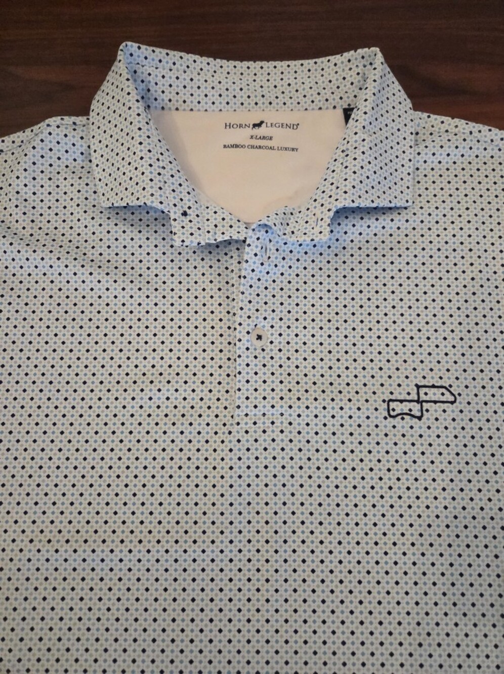 Nascar Chicago Street Race Horn Legend Polo Mens Size Large